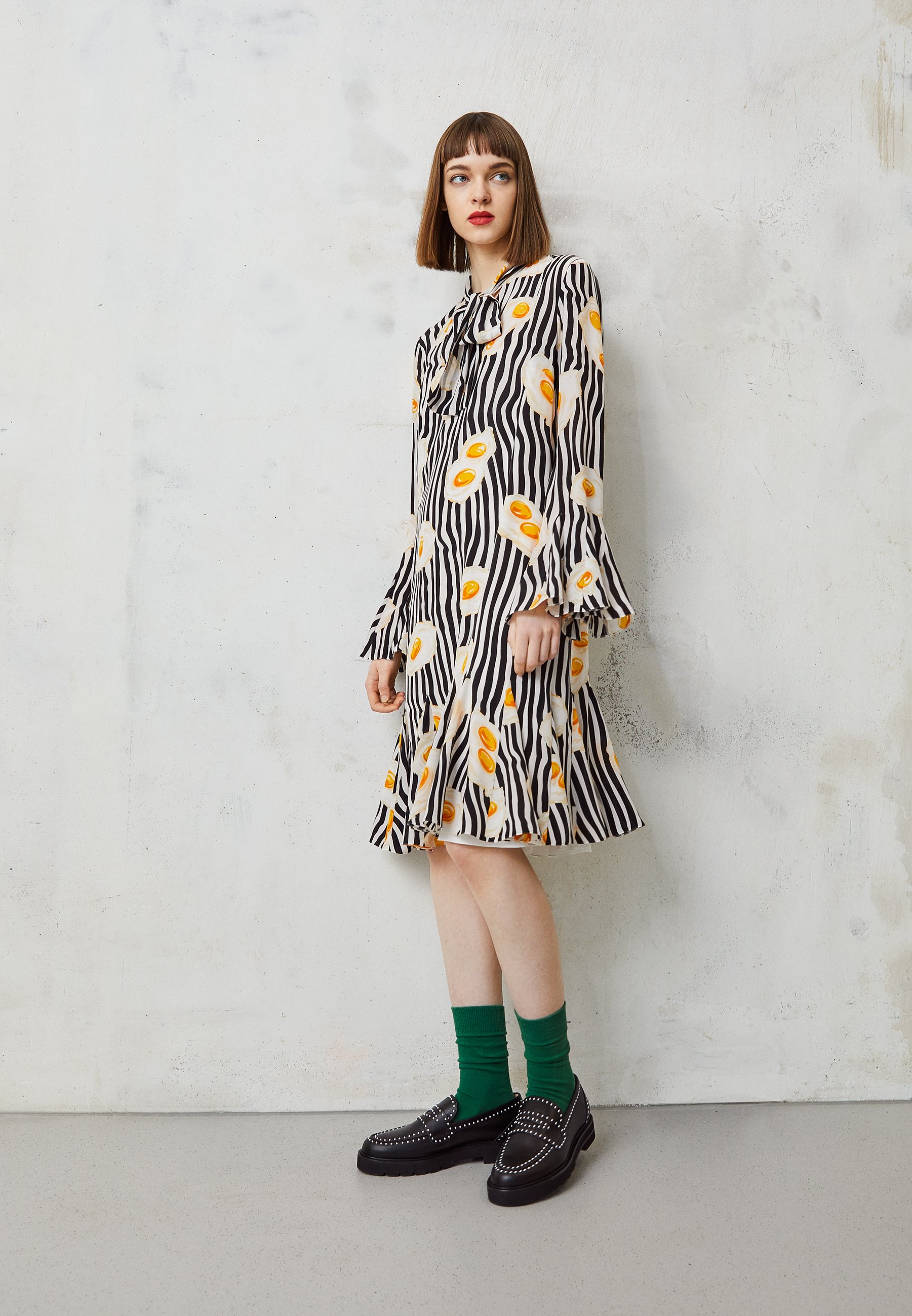 MOSCHINO ALL OVER EGG PRINT - Vestito estivo - fantasy black/nero - Zalando .it