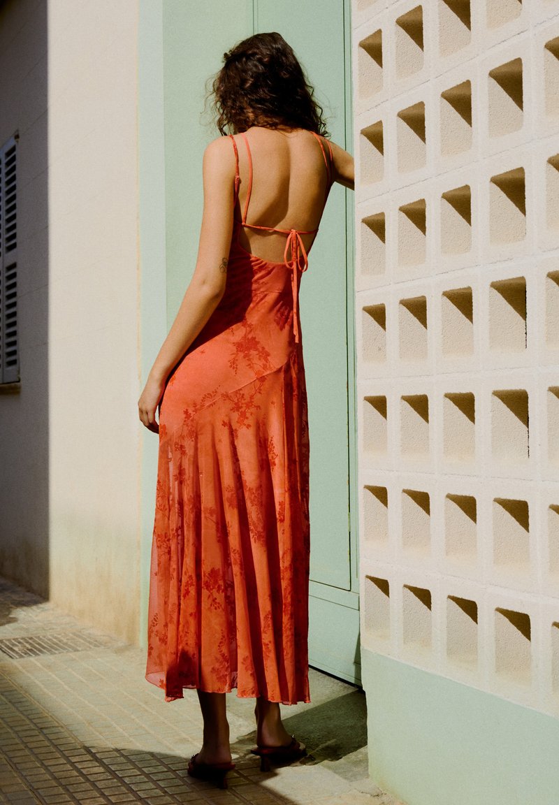 Bershka DRESS - Day dress - orange