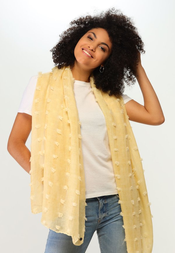 FIL COUPE STOLA - Schal - vanilla cream