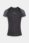 TECHFIT AOP - Спортна тениска - black/onix