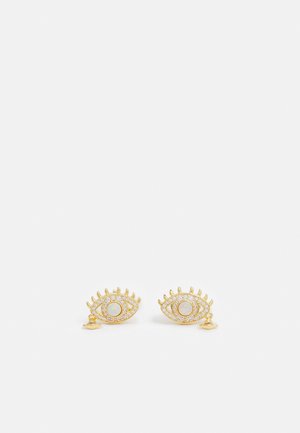 RAHMONA EARRINGS - Kolczyki - gold-coloured/white