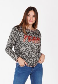 Key Largo HELLO ROUND - Sweatshirt - beige