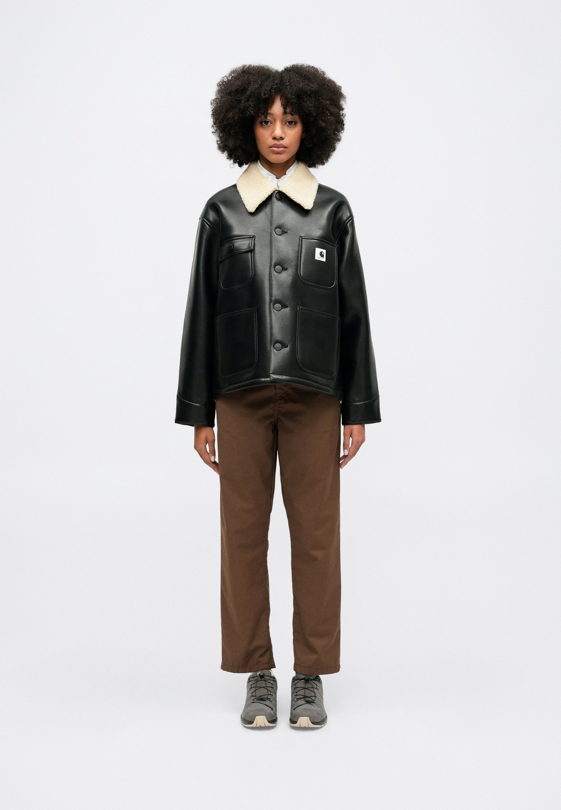 Carhartt WIP SHEPTON MICHIGAN - Light jacket - black/natural/black