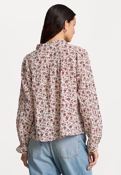 Polo Ralph Lauren FLORAL COTTON GAUZE BLOUSE - Blouse - rose garden
