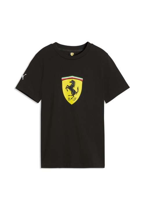 PUMA SCUDERIA FERRARI COLOURED SHIELD T-SHIRT UNISEX - Print T-shirt - black — photo 4