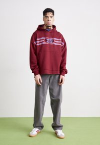 adidas Originals GRAPHIC HOODIE - Camisola - shadow red