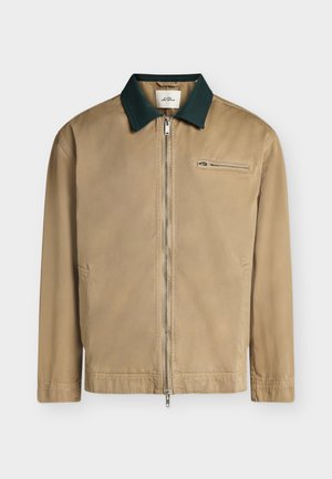 Les Deux, ZIPPER JACKET - Chaqueta de entretiempo - incense beige