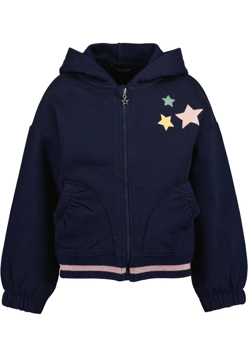 BLUE SEVEN Sweater met rits donkerblauw