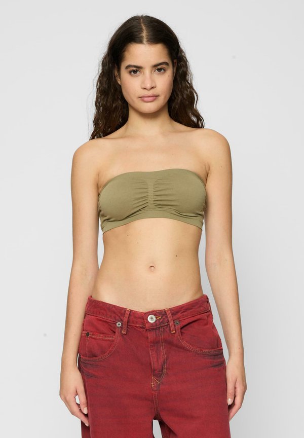 PADS BANDEAU 2-PACK - trägerloser/variabler BH - softseagrass khaki