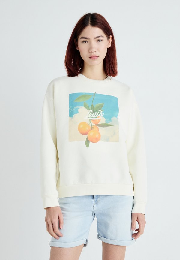 GRAPHIC SALINAS CREWNECK SWEATSHIRT - Sweatshirt - egret