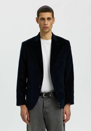 Selected, BLAZER CORDUROY - Veste de costume - dark navy