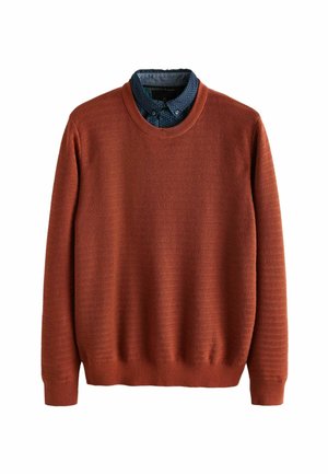 MOCK CREW - Neule - rust brown