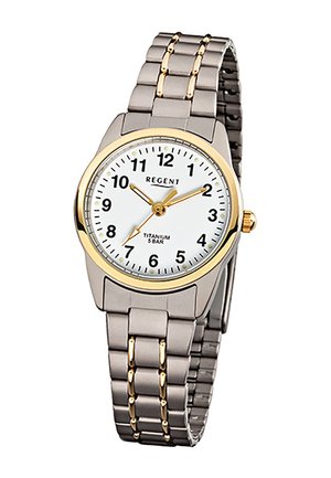 Uhr - grau silber gold