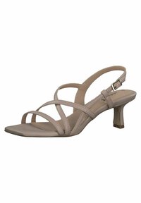 s.Oliver SANDALETTE - Riemensandalette - beige