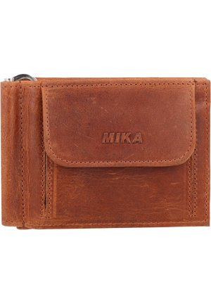 MIT GELDSCHEINKLAMMER - Wallet - braun