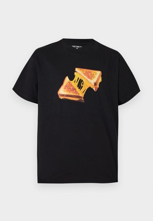 Carhartt WIP, CHEESE TOAST - T-shirts med print - black