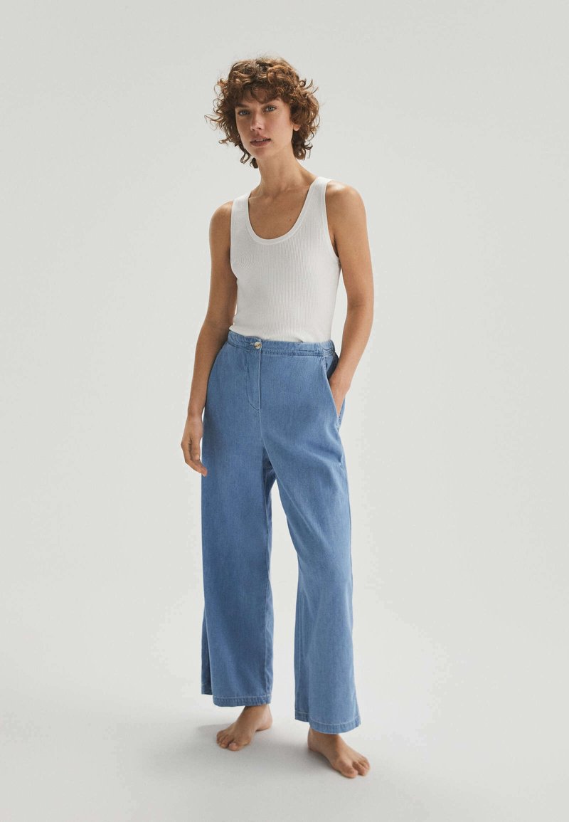 Damen T-Shirts | OYSHO WIDE STRAP Top white/weiß - XQ72963 Damen T-Shirts | OYSHO WIDE STRAP Top white/weiß - XQ72963