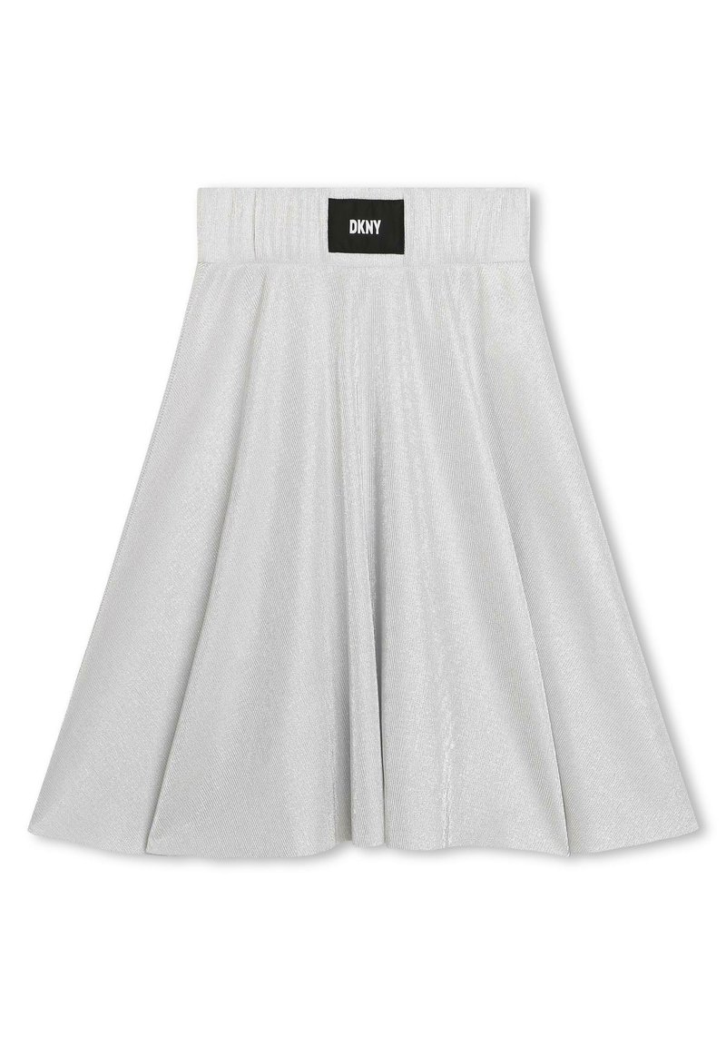 DKNY A-lijn rok zilverkleurig DKNY A-lijn rok zilverkleurig