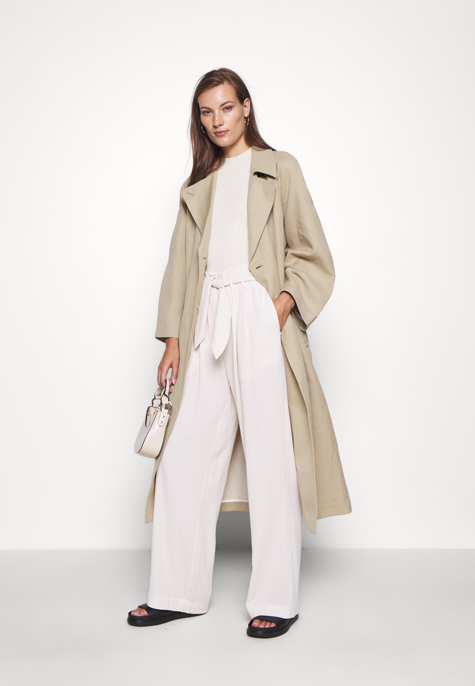 Samsøe Samsøe NELLIE TROUSERS Bukse warm white Zalando.no Samsøe Samsøe NELLIE TROUSERS - Bukse - warm white