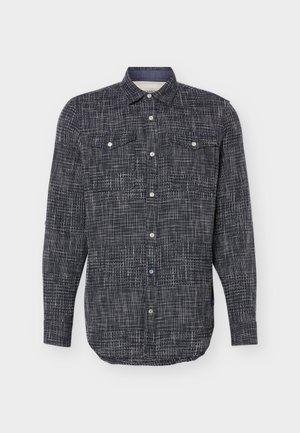 Scotch & Soda, MELANGE WAFFLE REGULAR FIT SHIRT - Chemise - sky captain