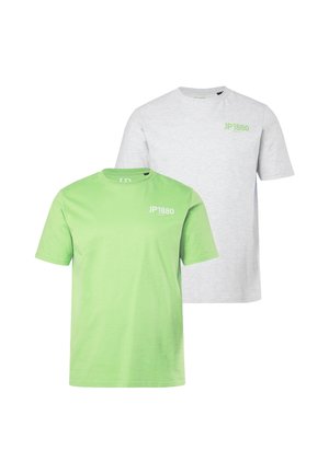 2-PACK OF HALF-SLEEVE PRINTED CHEST - T-shirt con stampa - lime green