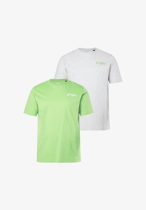 JP1880, 2-PACK OF HALF-SLEEVE PRINTED - T-shirt print - lime green