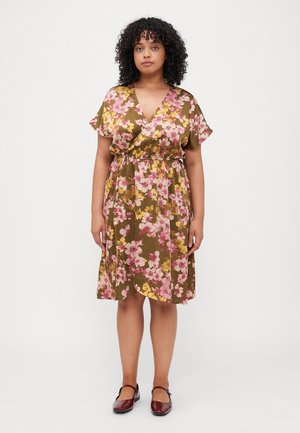 CARFULIA WRAP DREES - Day dress - olive