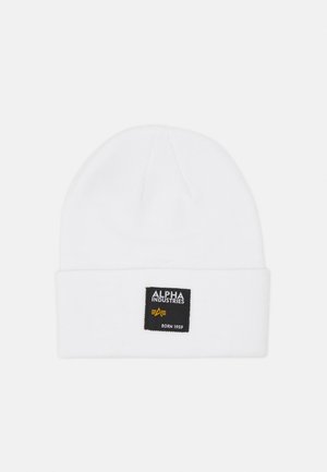 Alpha Industries LABEL BEANIE UNISEX - Berretto - white
