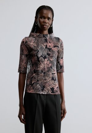 T-shirt con stampa - black