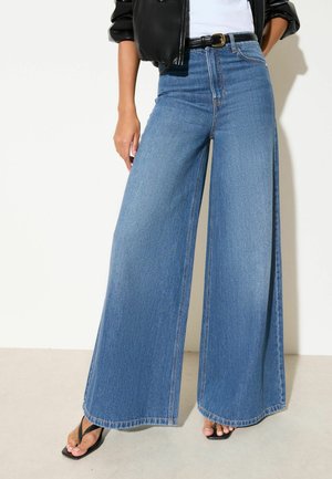 PETITE FIT - WIDE LEG PALAZZO - Wide leg - dark wash