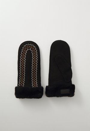 ATHERSON EMBROIDERED MITTEN - Mittens - black