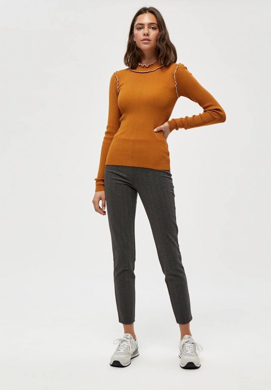 Desires GEM - Leggings - dark grey melange/grigio scuro - Zalando.it