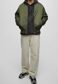 PULL&BEAR Bomber Jacket - dark green