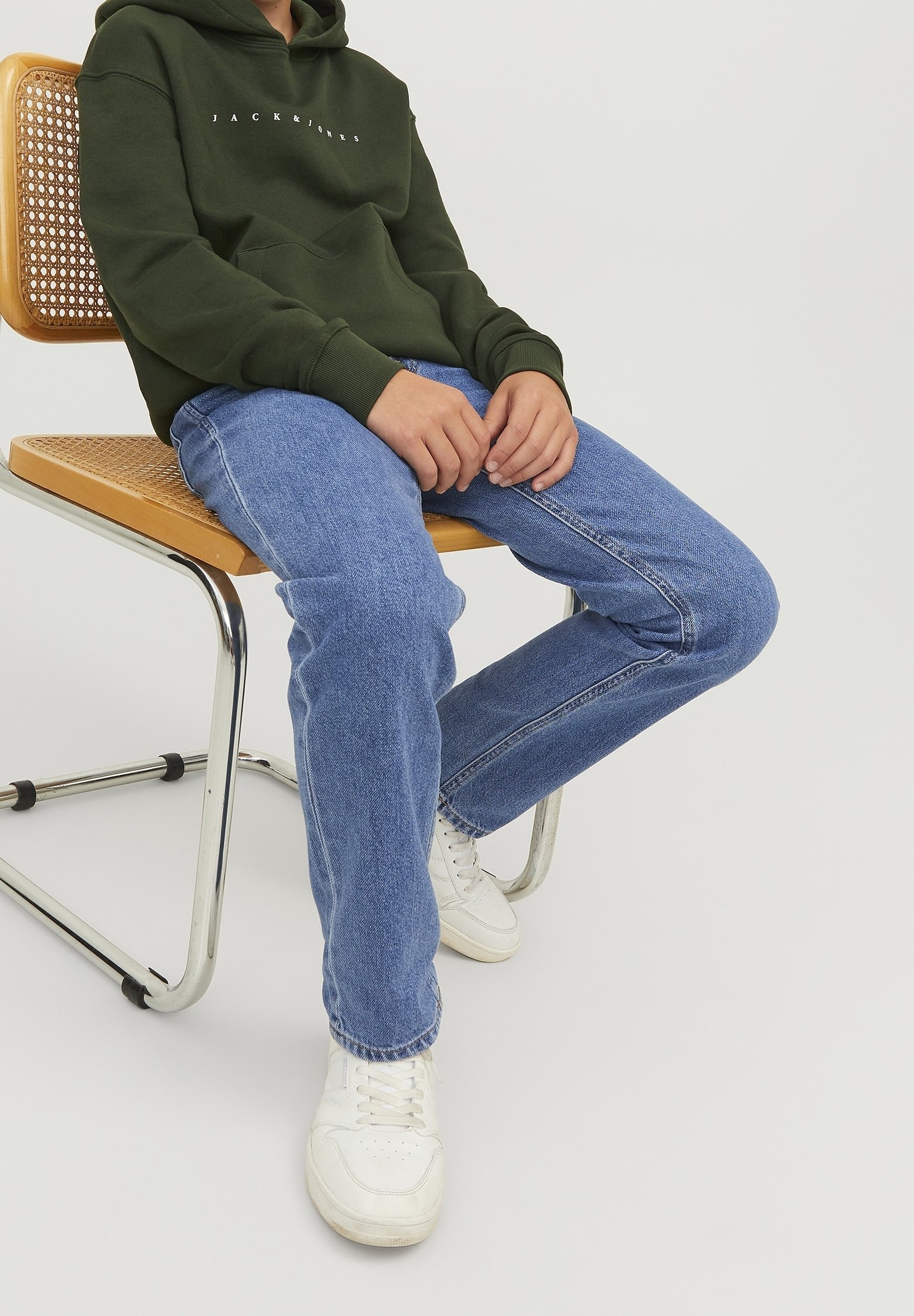 ウェア CLARK37 JJIDAVE JJCLASSIC JOS 363 LN Jeansy o kroju wide | Czarne