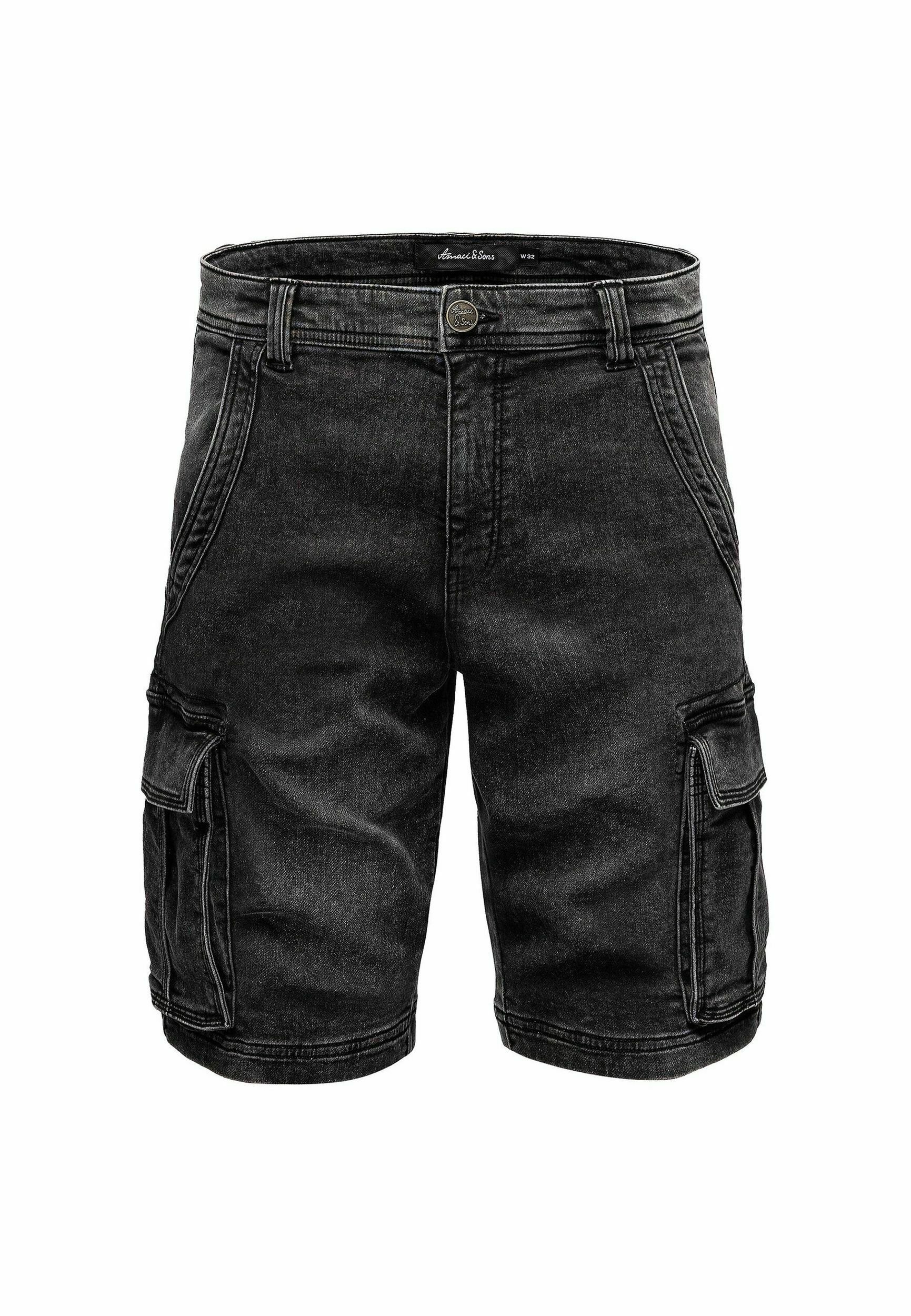 Humy Denim shorts schwarz/black Zalando