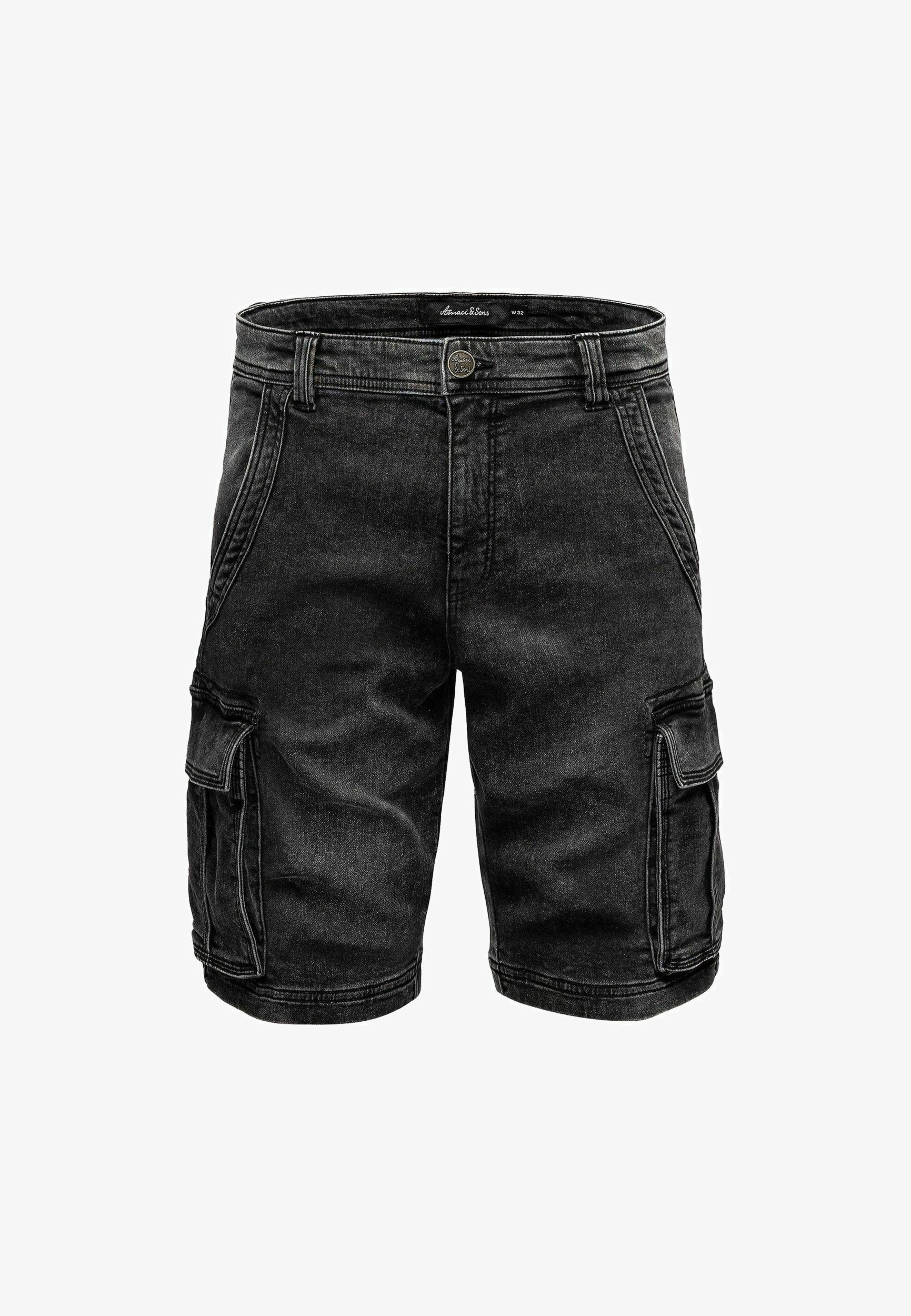 Humy Denim shorts schwarz/black Zalando