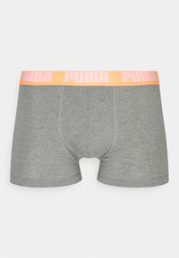 Puma BASIC 2 PACK - Boxerbriefs - grey/orange
