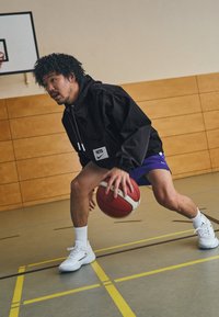 Nike Performance NBA BROOKLYN NETS ANORAK - Vereinsmannschaften - black/white