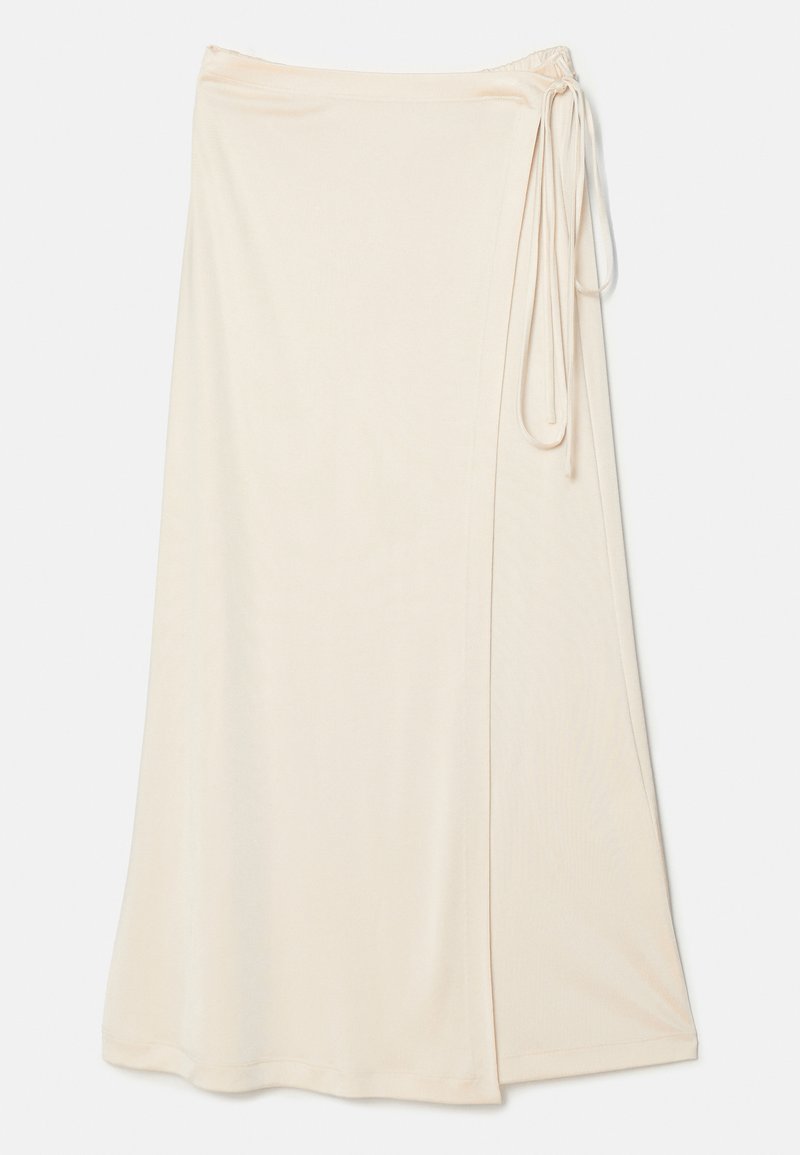 Helmut Lang A-lijn rok zandkleur