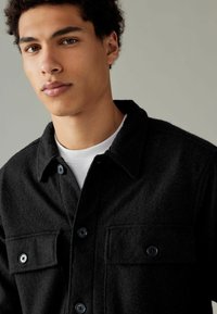 Next REGULAR FIT - TEXTURED - Nyári dzseki - black