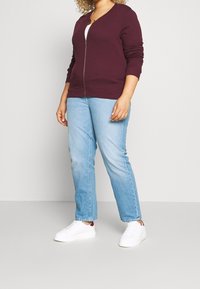 Anna Field Felpa con zip - bordeaux