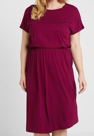 Vestito di maglina - bordeaux