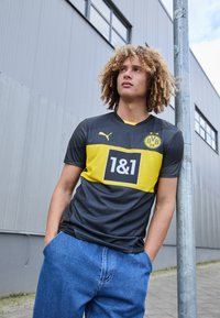 Puma - BVB BORUSSIA DORTMUND AWAY REPLICA - Article de supporter d'équipe de club - black/faster yellow Image miniature 1