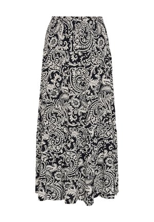 Kaffe, KAMAXI SMOCK - Jupe longue - black chalk paisley