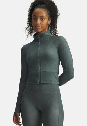 LONG-SLEEVES MERIDIAN EFFECT FZ - Trainingsvest - jasper blue (587)