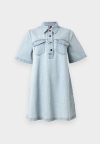 DRESS - Denim dress - denim light