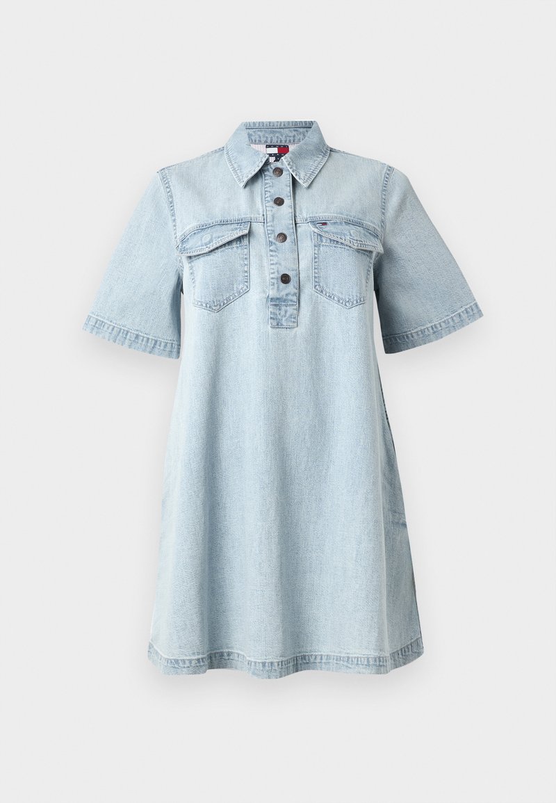 Tommy Jeans Blousejurk lichtblauw denim