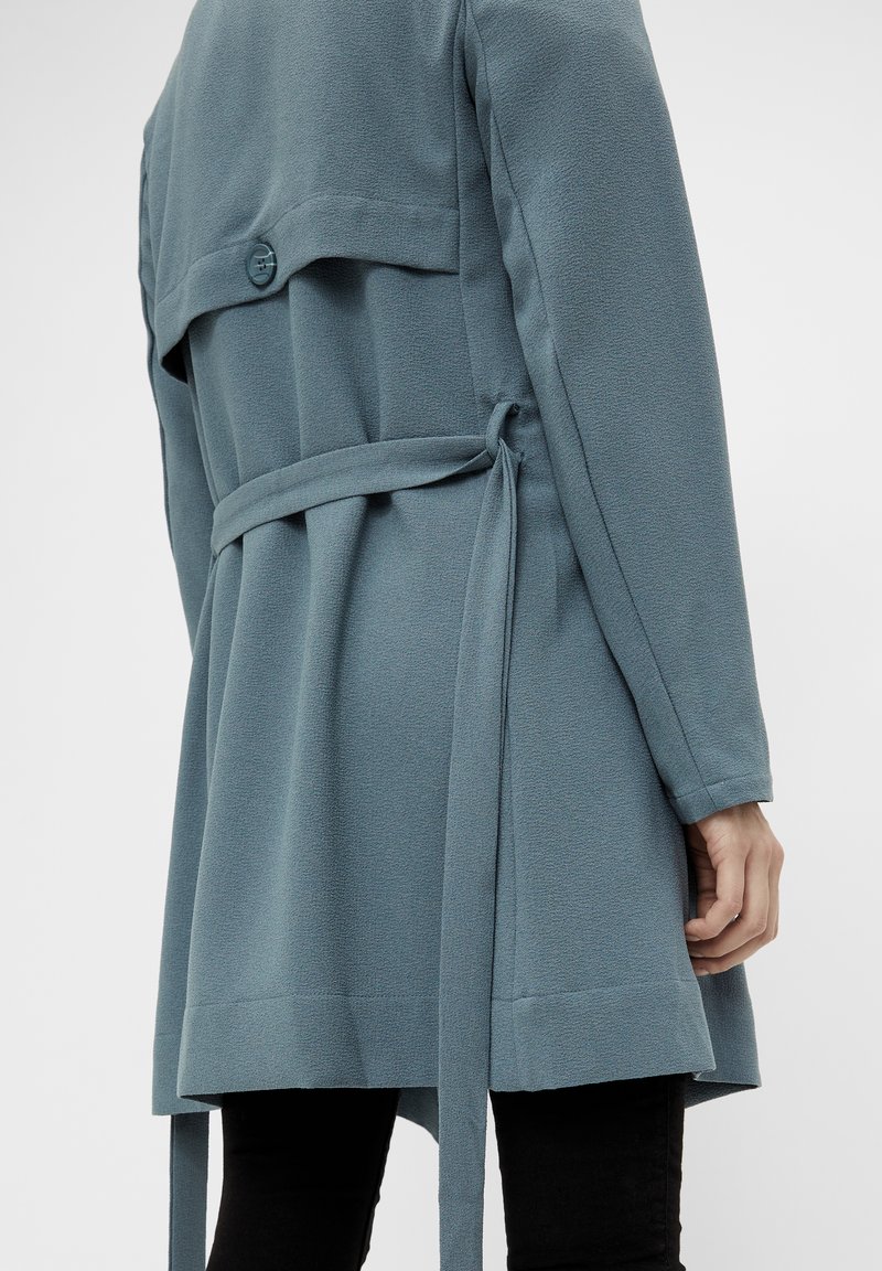 Damen Parkas | Object OBJANNLEE L/S NOOS Trenchcoat blue mirage/hellblau - RW68222 Damen Parkas | Object OBJANNLEE L/S NOOS Trenchcoat blue mirage/hellblau - RW68222