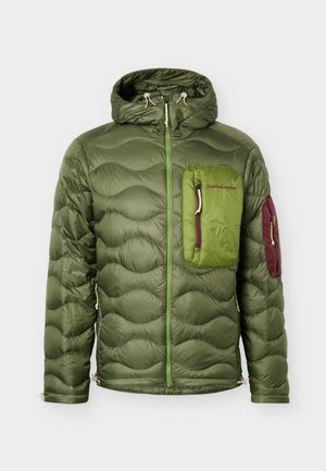 Peak Performance, HELIUM UTILITY HOOD JACKET - Daunenjacke - pine needle/mosswood