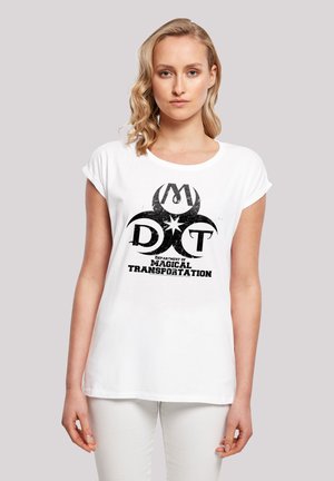 HARRY POTTER DEPARTMENT OF MAGICAL TRANSPORTATION LOGO - Print T-shirt - white